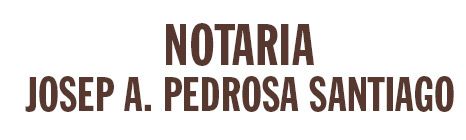 logo Notaría Josep A. Pedrosa Santiago